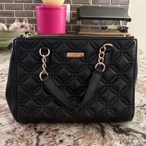 Kate Spade Black Quilted Handbag.